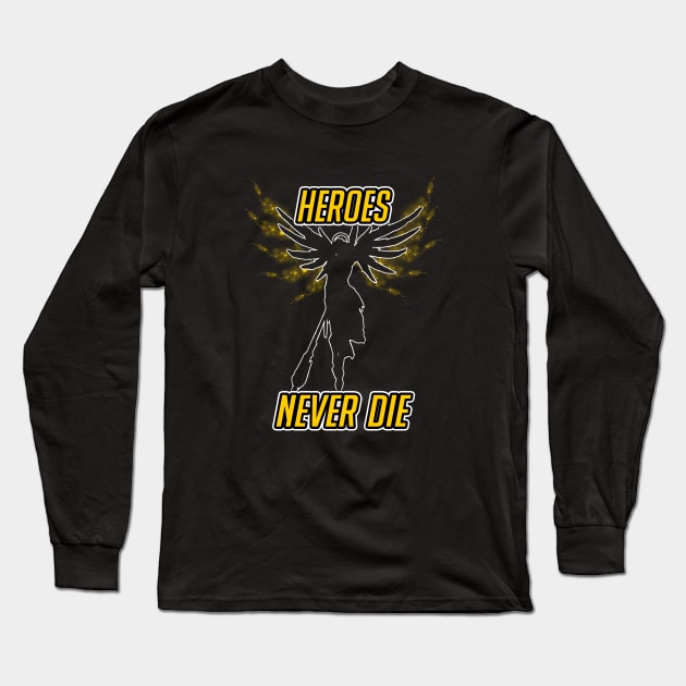 MERCY : HEROES NEVER DIE Long Sleeve T-Shirt by AsunArtz